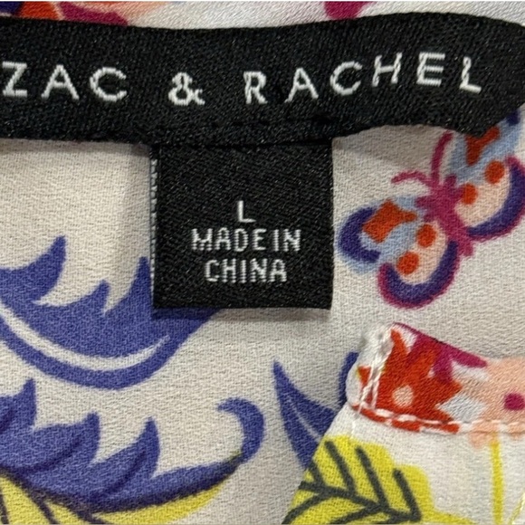 Floral Boho Sleeveless V-Neck Tunic Top Size Large EUC - Picture 6 of 7